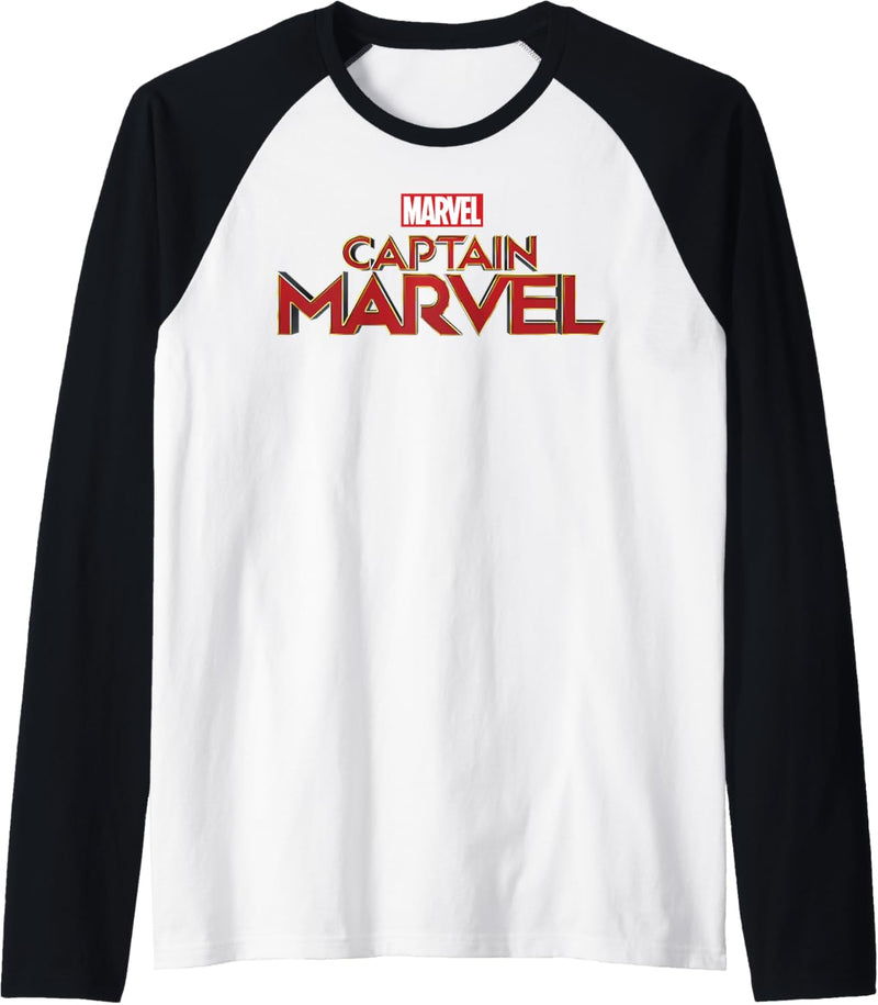 Captain Marvel Logo Raglan