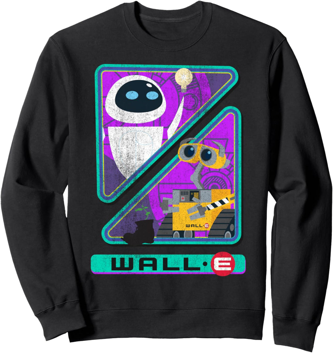 Disney Pixar Wall-E Triangles And Eve Sweatshirt