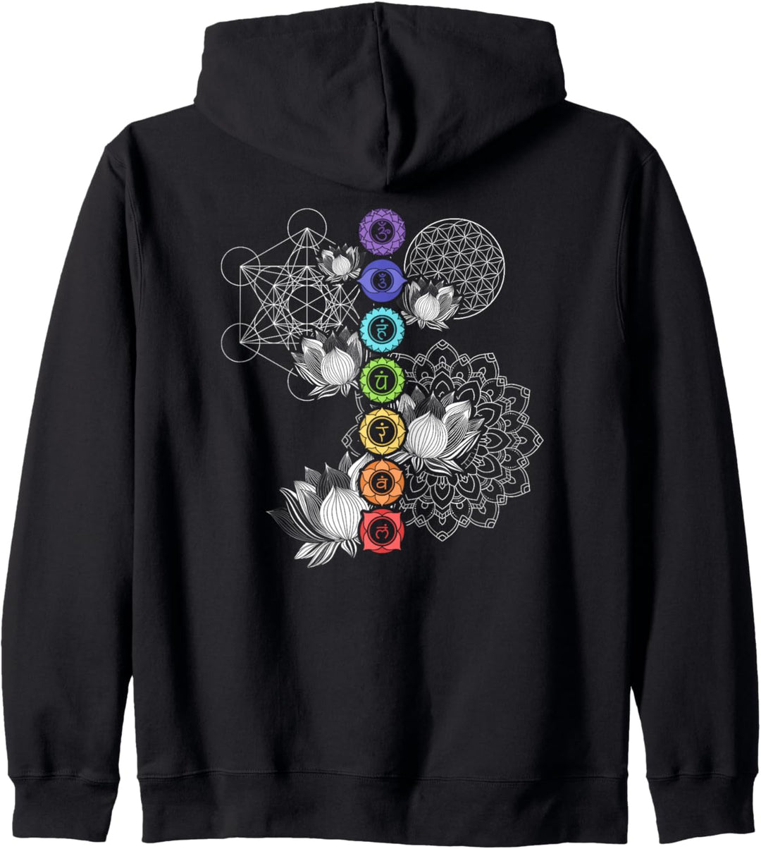 Yoga Lotus Mandala Chakra Kapuzenjacke