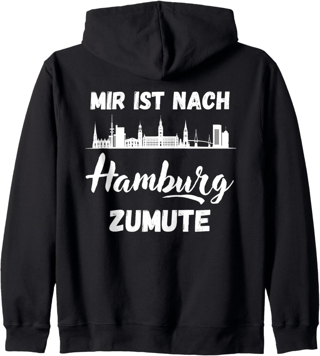 Mir ist nach HAMBURG zumute, Skyline Hamburg Hamburger Kapuzenjacke
