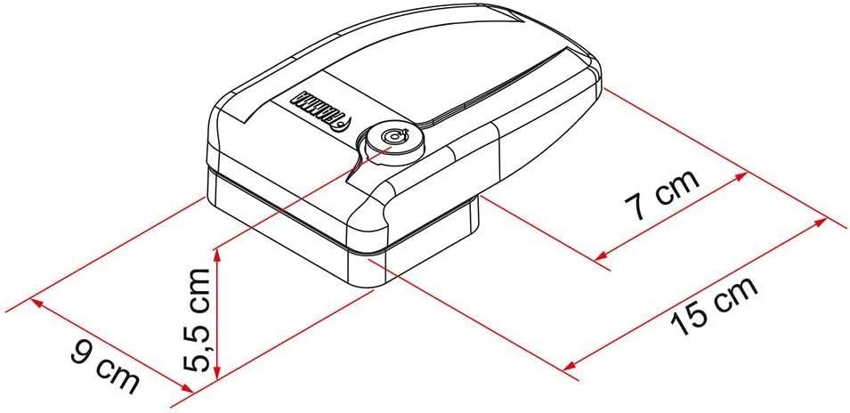 Fiamma Safe Door 3 mit normalen Zylinder weiss