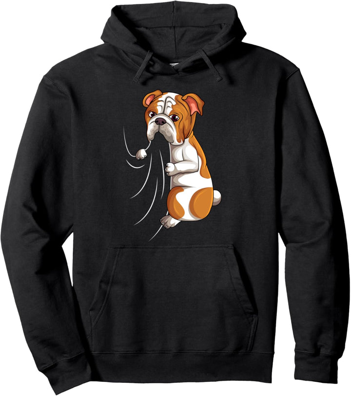 Englische Bulldogge Liebe Bully Frauchen Herrchen Kinder Pullover Hoodie