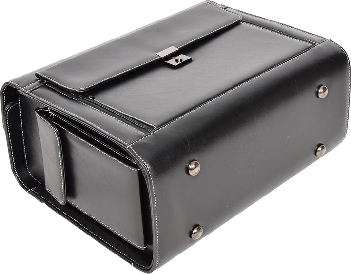 Pilotenkoffer Aktenkoffer Laptop Travel Doctor Rep Bag Kombinationsschloss HOL3196 Schwarz