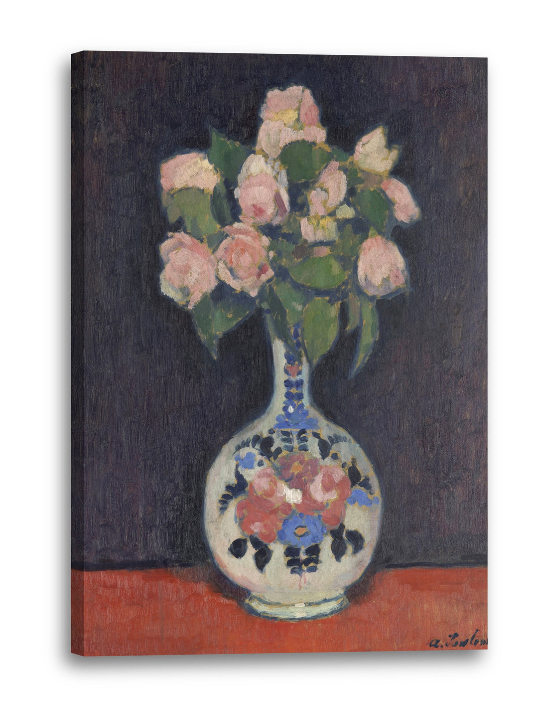 Leinwand (60x80cm): Alexej von Jawlensky - Stillleben Blumen mit Vase 60x80 cm, 60x80 cm