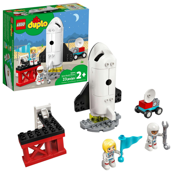 LEGO DUPLO Town Space Shuttle Mission 10944 Building Toy; Space Shuttle Creative Learning Playset, N