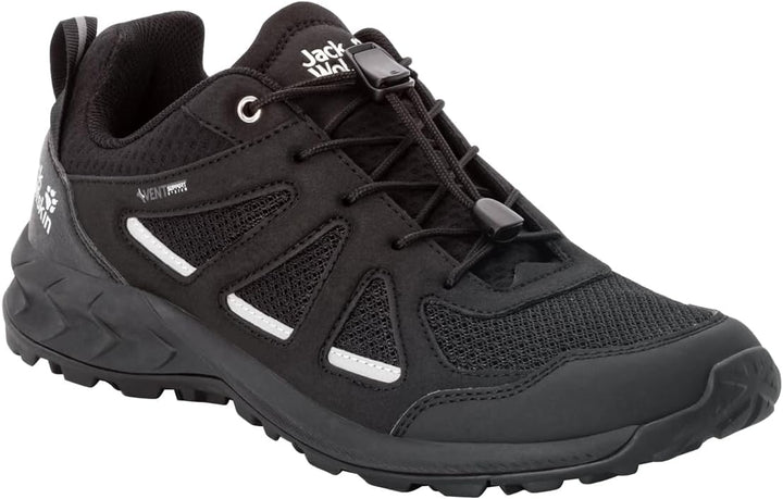 Jack Wolfskin Herren Woodland 2 Vent Low M Walking-Schuh 40.5 EU Schwarz, 40.5 EU Schwarz