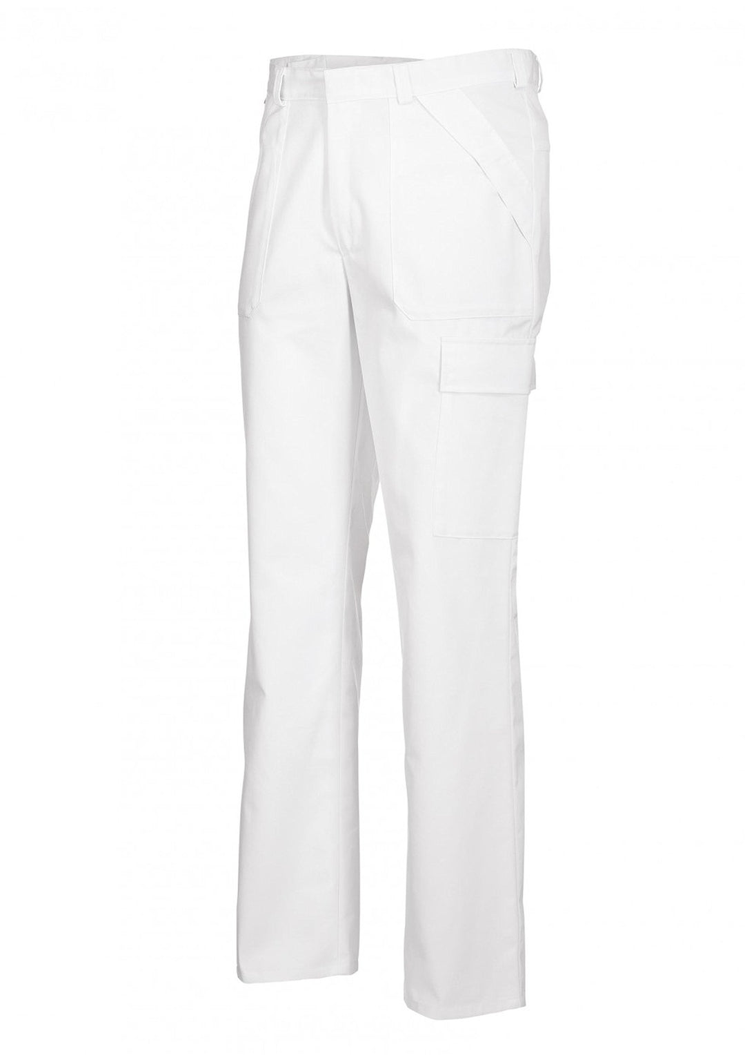 BP 1680-558-21-Ll Unisex-Arbeitshose, mit Reissverschluss, 245,00 g/m² Stoffmischung, weiss, Ll Ll W