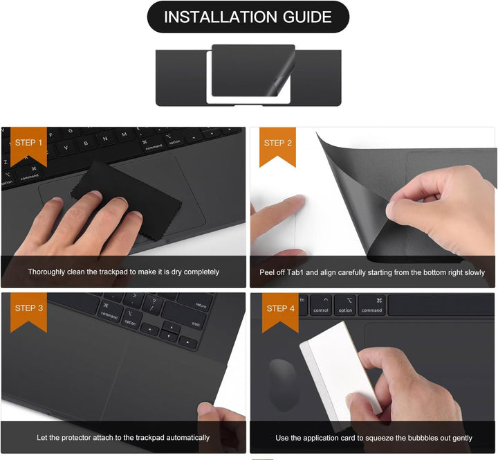 Handballenauflage, kompatibel mit 2023 MacBook Pro 16 Zoll M3 Chip A2991 Trackpad-Schutzhülle für 20