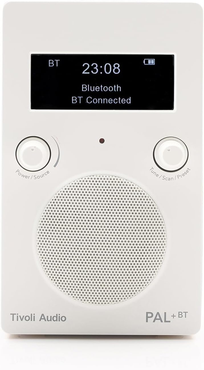 Tivoli Audio PAL+ BT (Gen 3) FM-Radio Bluetooth Tragbar/USB-C (weiss), weiss