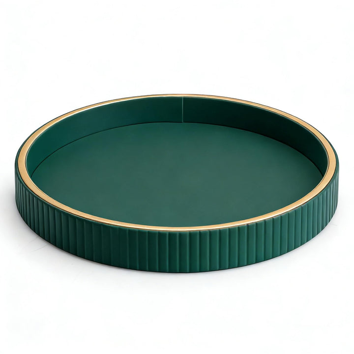 SANZIE Ledertablett, Schreibtisch-Aufbewahrung, Organizer, Premium-Serviertablett, dekoratives Table