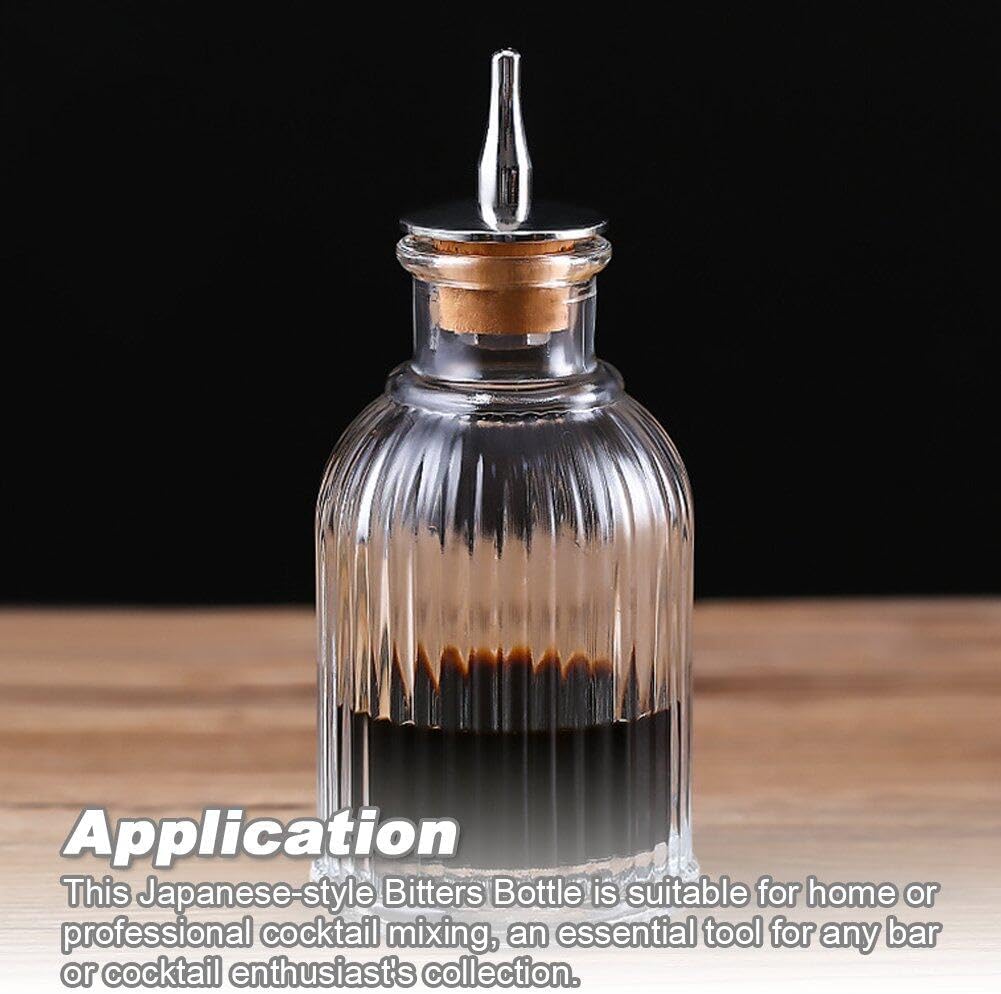 Hrippy Bitters-Flasche, Vintage-Dasher-Flasche, Cocktail-mischglasflaschen Für Zuhause Und Bar, Rest