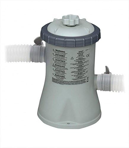 Intex Krystal Clear Cartridge Filter Pump - Pool Kartuschenfilteranlage - 330 L/H - 12V 300 M3/HR Si