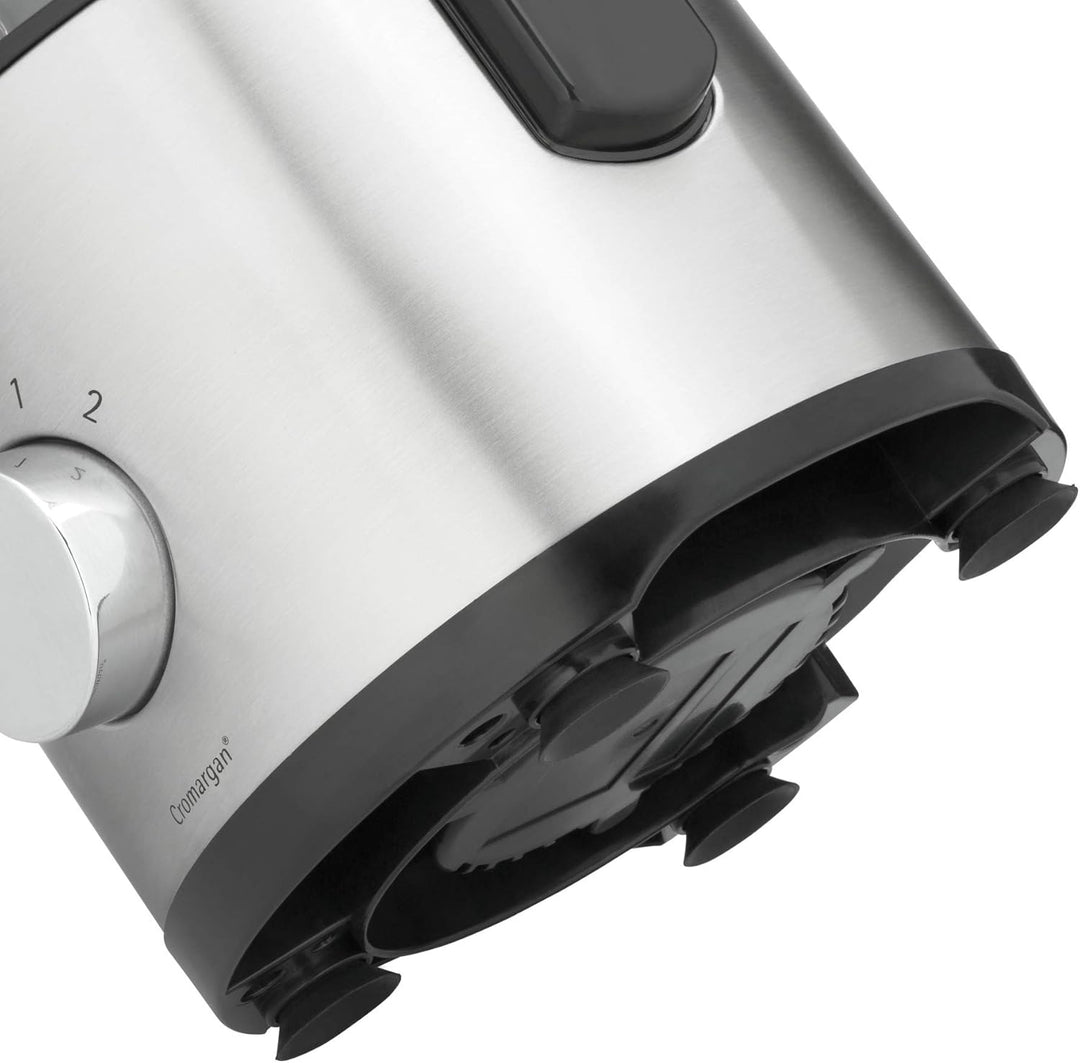 WMF Kult X Edition Küchenmaschine Zerkleinerer mit 5 Zubehör-Scheiben, Knetmesser, Stopfen, Edelstah