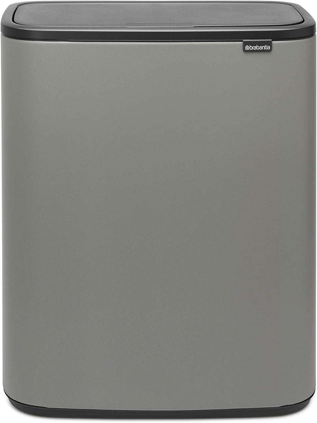 Brabantia 221460 Bo Touch Bin – 2 x 30 Liter Inneneimer (Mineralbeton grau) Abfalleimer / Recycling