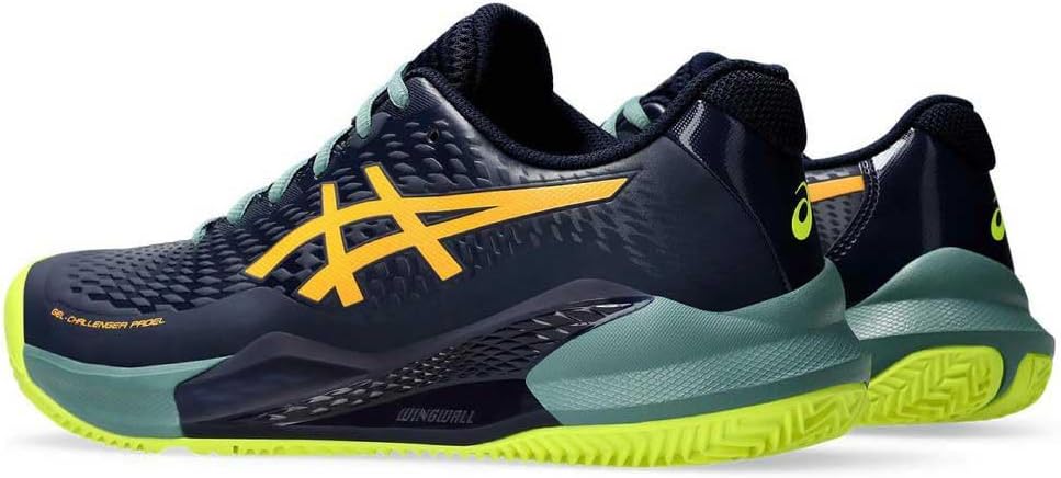ASICS Herren Gel-Challenger 14 Padel Sneaker 40.5 EU Midnight Stadium Orange, 40.5 EU Midnight Stadi