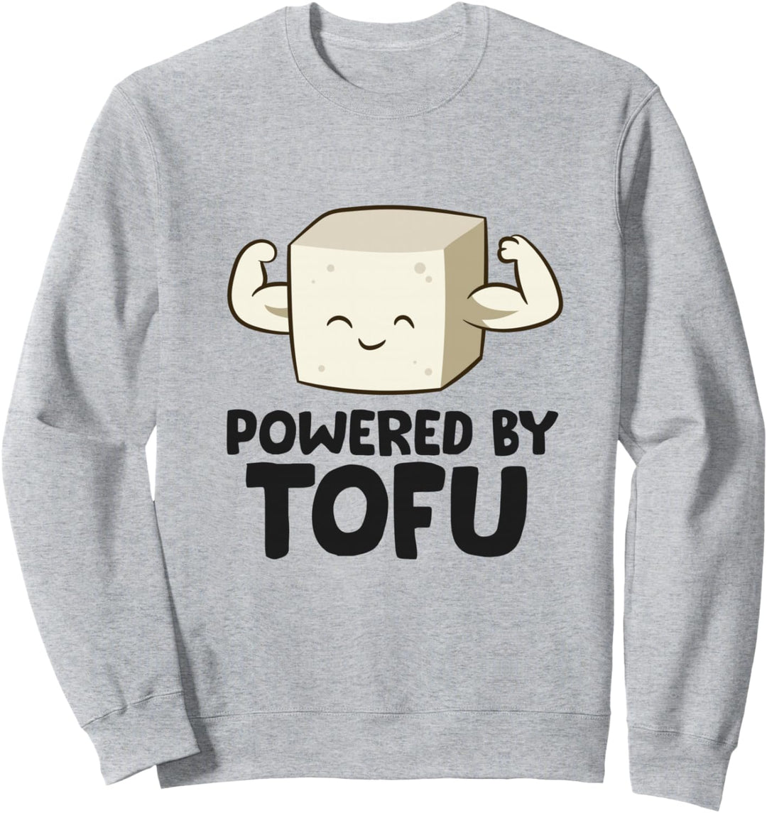 Angetrieben von Tofu Vegan Vegetarian Love Tofu Sweatshirt