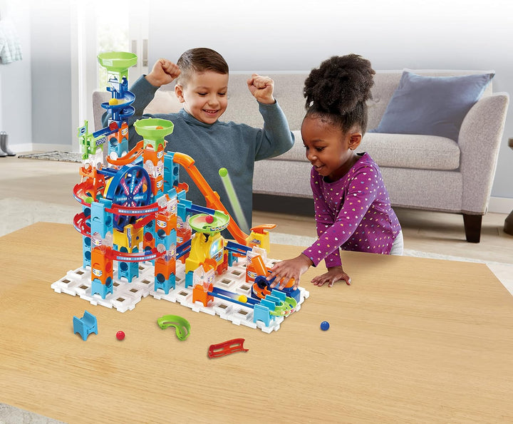 VTech Marble Rush - Ultimate Set XL100 E – Interaktive Murmelbahn mit spannenden Bahnelementen, vers
