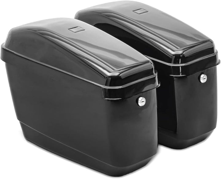 Craftride Seitenkoffer NV je 20l + Haltesatz für Chopper/Custombike Special CB43009