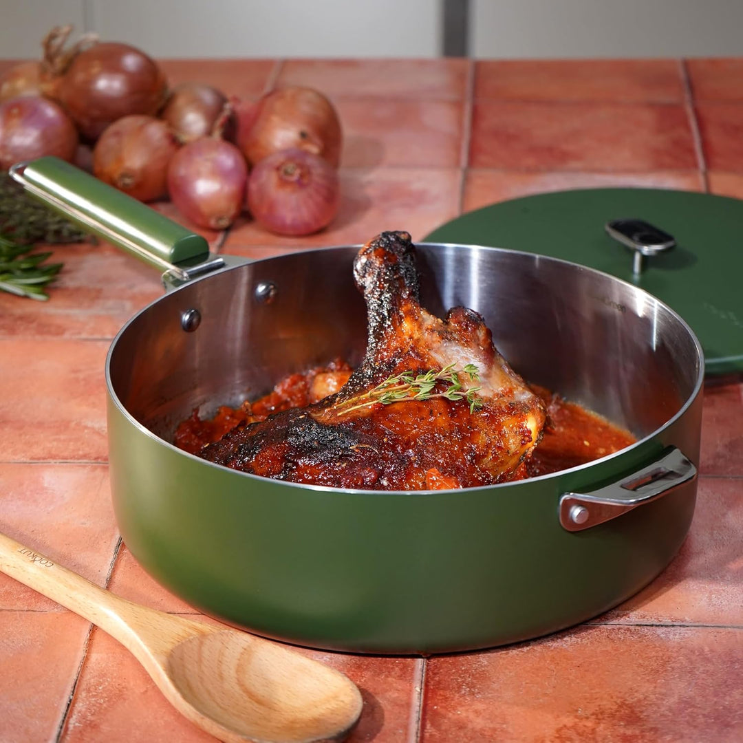 COOKUT La Merveilleuse Schmorpfanne, Edelstahl, 28 cm