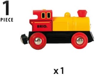 BRIO World 33594 - Gelbe Batterielok 9 x 3.7 x 5cm, 9 x 3.7 x 5cm