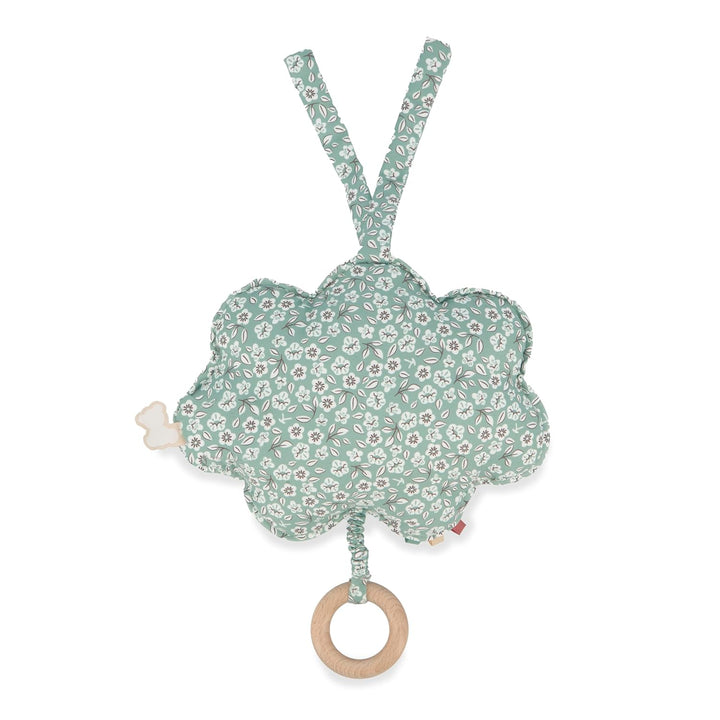 Kaloo - Petites Chansons - Spieldose aus Stoff und Holz - Musikalisches Kissen 15 cm - Kinderlied „U