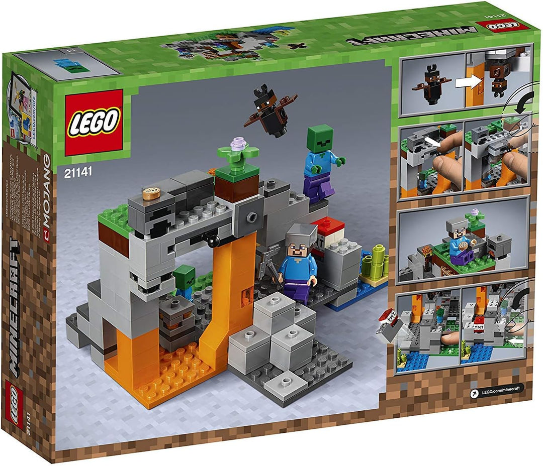 Lego Minecraft 21141 Zombiehöhle, Minecraft Set, Bunt Single, Single