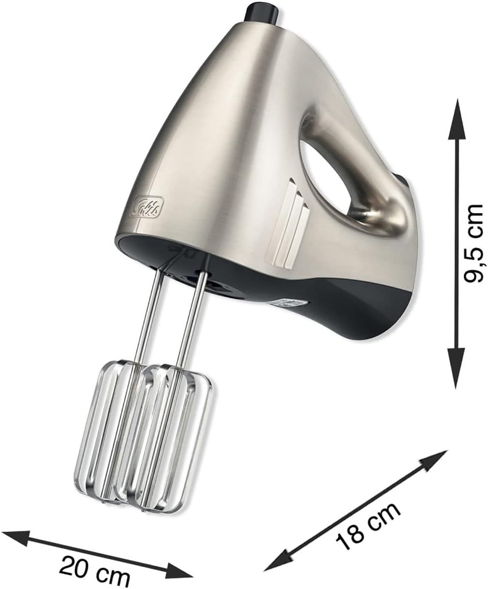 Solis Hand & Stick Mixer 8371 - Handmixer und Stabmixer - 16 Geschwindigkeitsstufen - Inkl. Schneebe