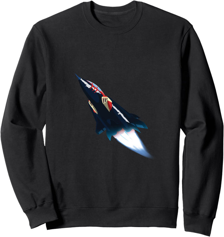 Turbokat Swat-Kat Flugzeug alte Cartoons Sweatshirt
