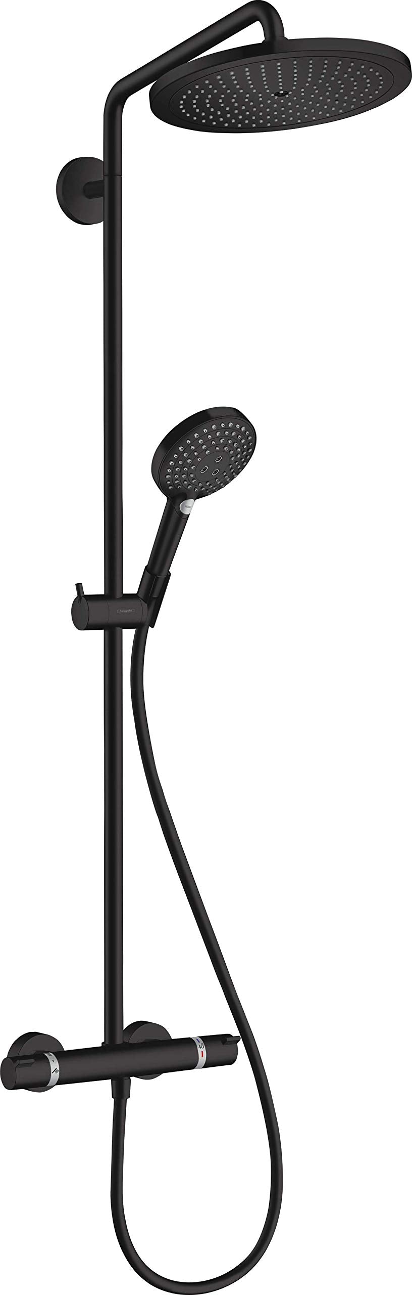 hansgrohe wassersparendes Duschsystem Croma Select S Showerpipe 280 Regendusche (Duschkopf, Duschsta