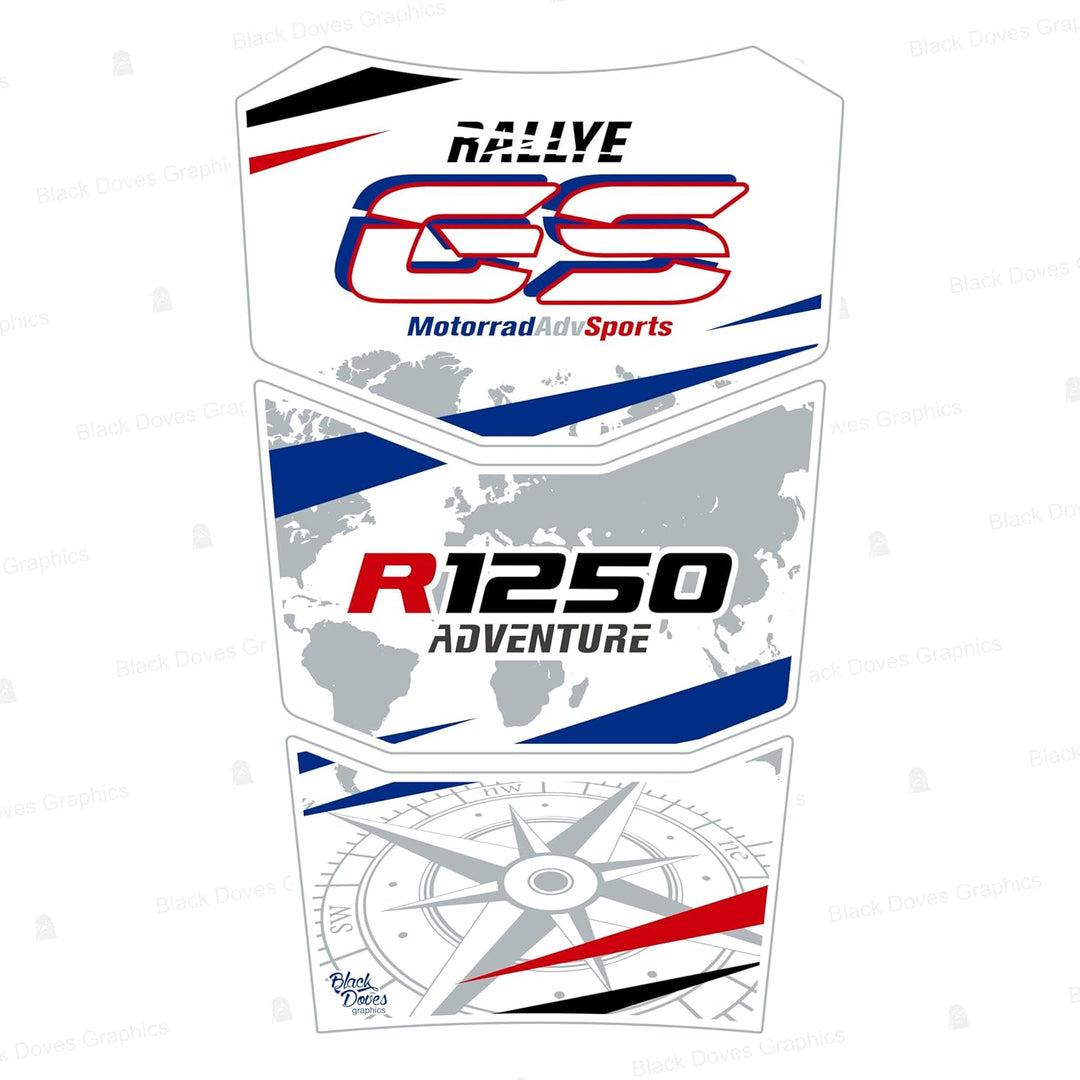 Tankpad Aufkleber Harz, kompatibel mit R 1250 GS Adventure 2021 Tankpad