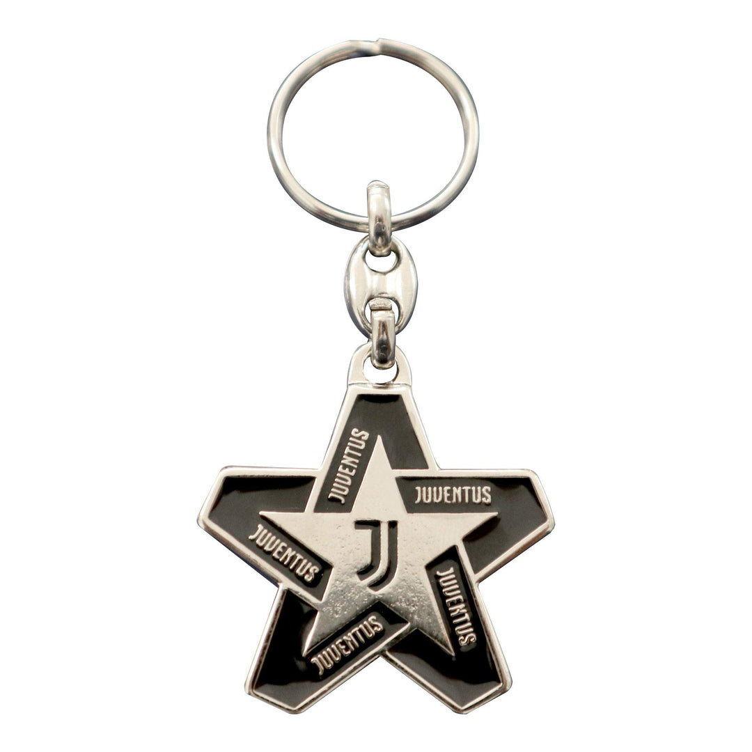 Giemme Schlüsselanhänger Stern Juventus JUST001 aus Metall NIKEL Logo emailliert