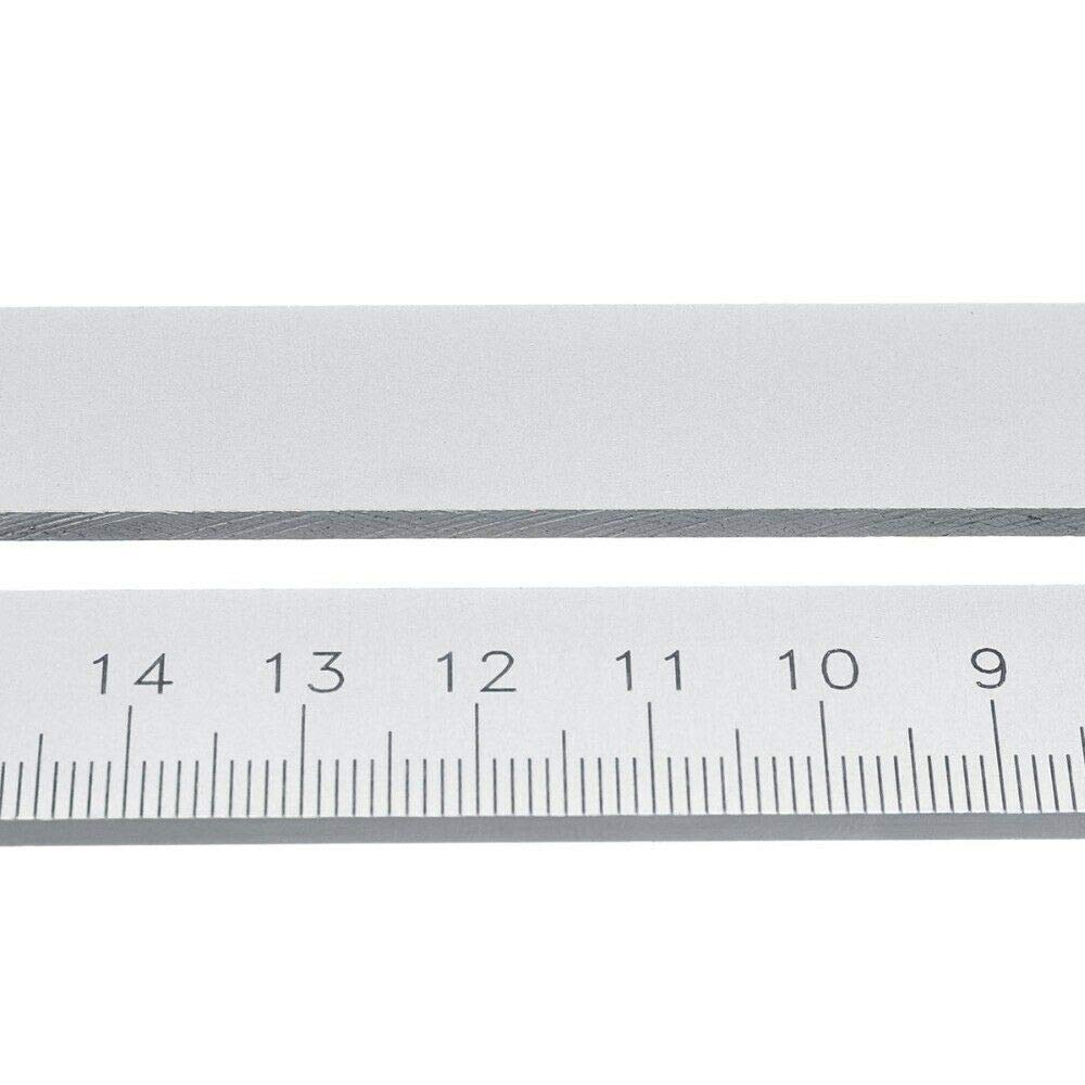 Edelstahl-Lineal, SENRISE Edelstahl-Lineal, Metall-Lineal, Markiermesser, Schneid-Schaber, Lineal fü