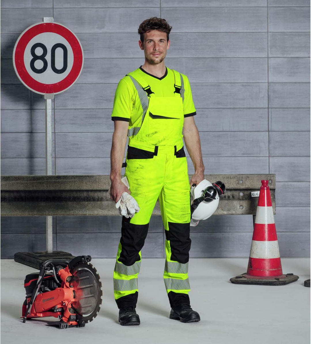 Würth MODYF Warnschutz T-Shirt Fluo EN 20471 3XL Gelb Anthrazit, 3XL Gelb Anthrazit