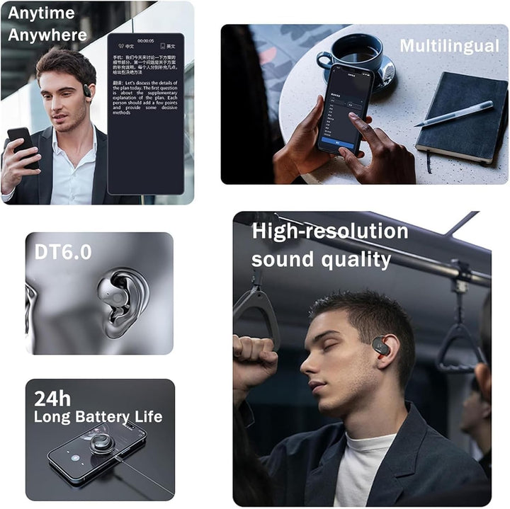 Usper Hy-T26 Pro üBersetzer KopfhöRer, Bluetooth üBersetzungskopfhöRer, Echtzeit Translation Kabello