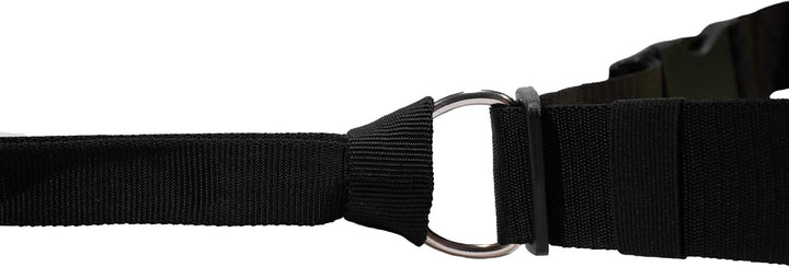 LASALINE Zugleine für Hunde Zugsport Canicross Joggen Dogtrekking Scooter Jöring in Schwarz 142cm /
