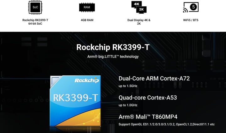 Rock 4 C+ 4GB Single Board