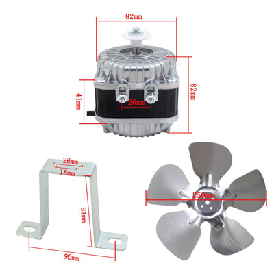 Kühlschrank motor mit haltebügel 220v lüftermotor kühlgerät kühlschrank ventilator 25-90w kühlschran