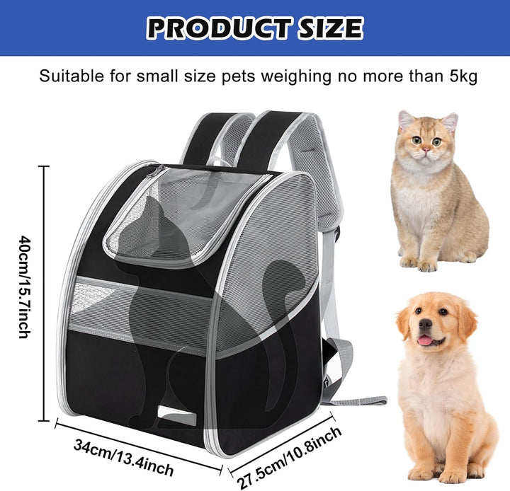 BORDEAG Katzenrucksack Hunderucksack, Katzen Rucksack, Hunderucksack Haustierrucksack, Katzen Transp