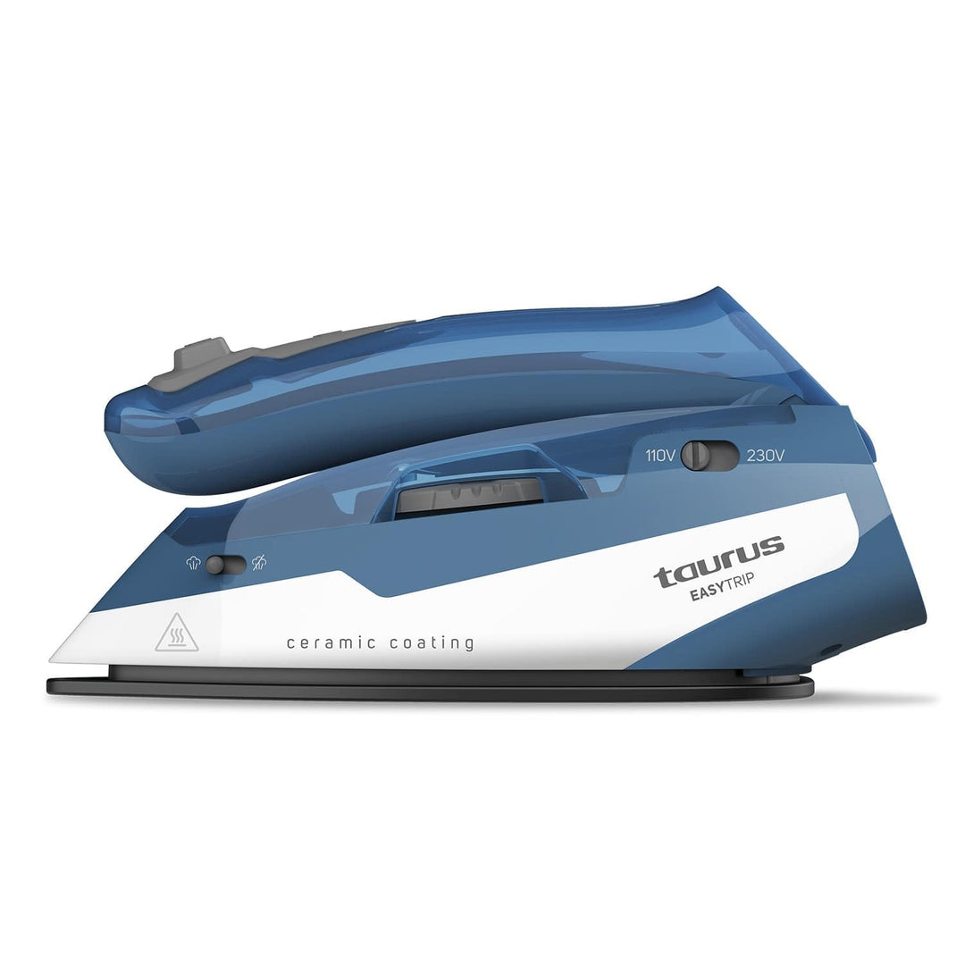 Taurus EASY TRIP Dampfbügeleisen 1000 W, Blau 1100W | Faltbar, 1100W | Faltbar
