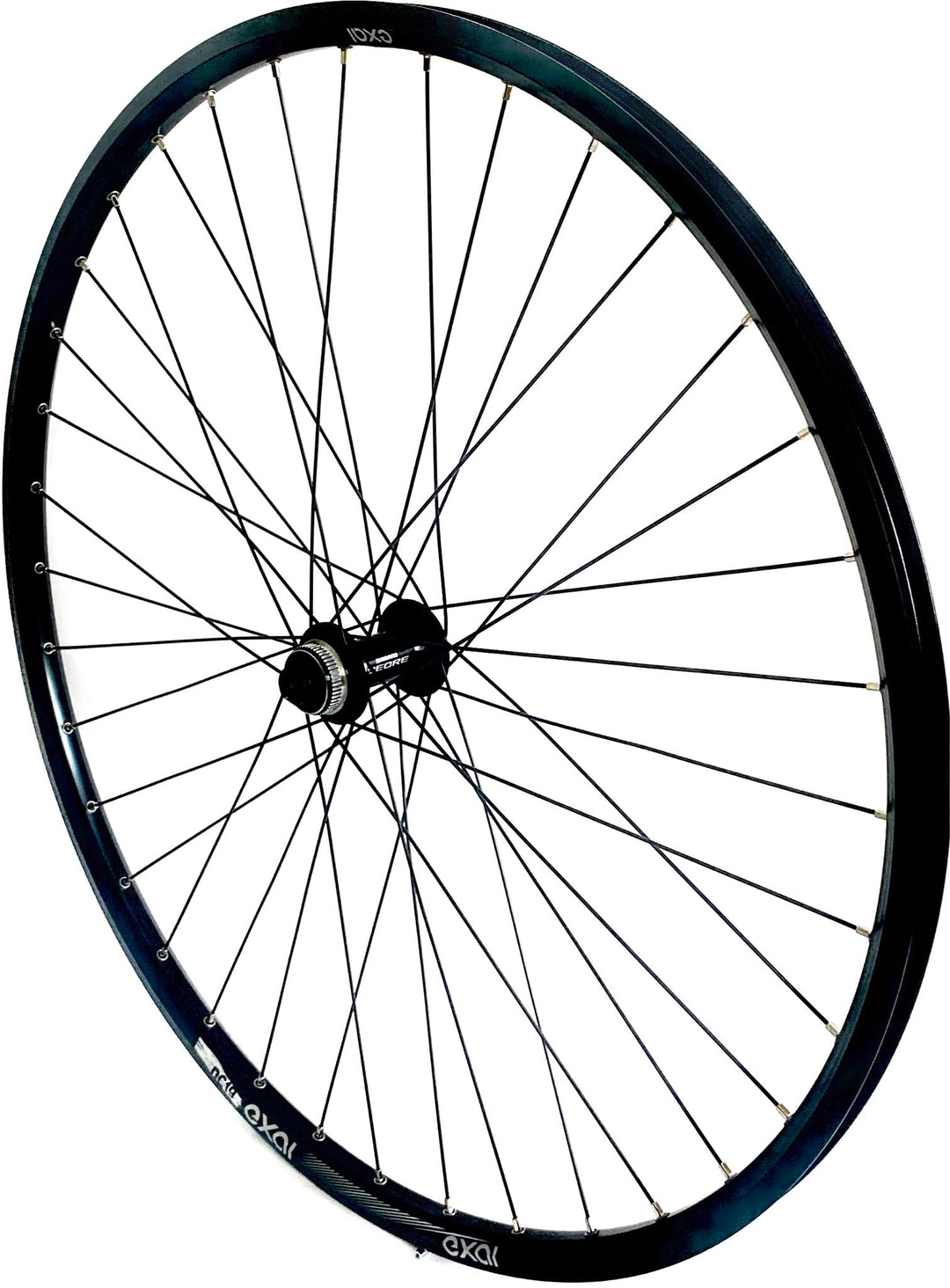 Vuelta 28 Zoll Fahrrad Laufrad Vorderrad Hohlkammerfelge DC 19 schwarz Shimano DEORE HBM6000 Discbra