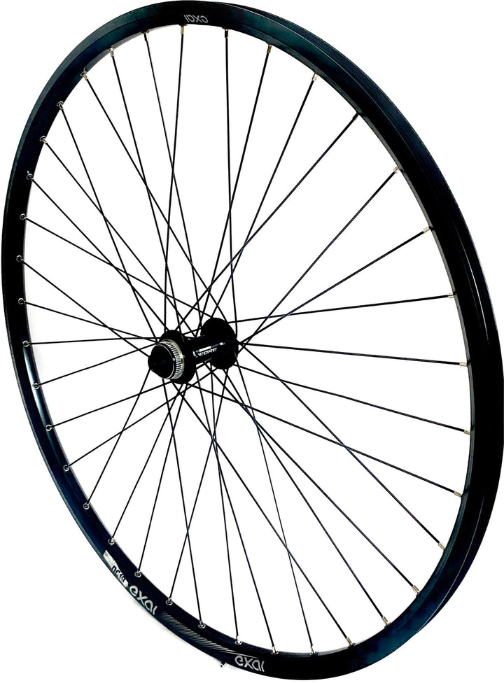 Vuelta 28 Zoll Fahrrad Laufrad Vorderrad Hohlkammerfelge DC 19 schwarz Shimano DEORE HBM6000 Discbra