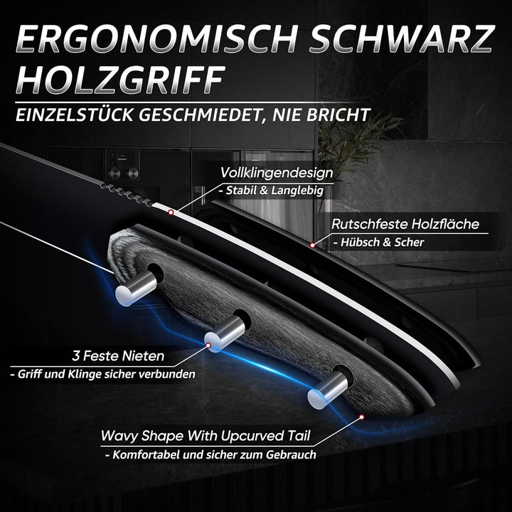 Dream Reach Ausbeinmesser filetiermesser Scharfe- Profi filetiermesser fleisch Full Tang Küchenmesse