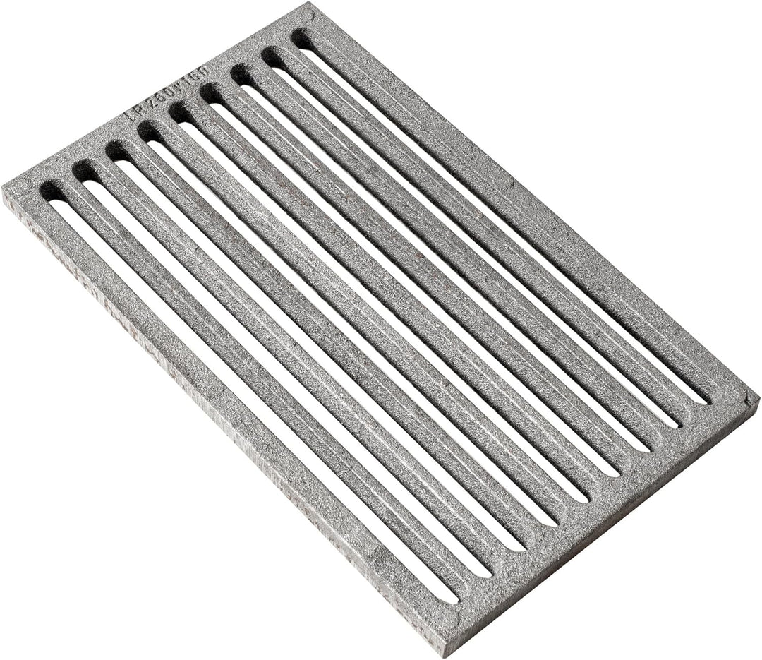 Kaminrost Gusseisen 26x16 cm - Ascherost für Kaminofen - Kamin Feuerrost - Robuster und Massiv Gusse