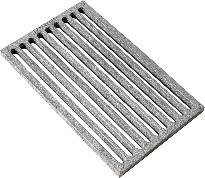 Kaminrost Gusseisen 26x16 cm - Ascherost für Kaminofen - Kamin Feuerrost - Robuster und Massiv Gusse