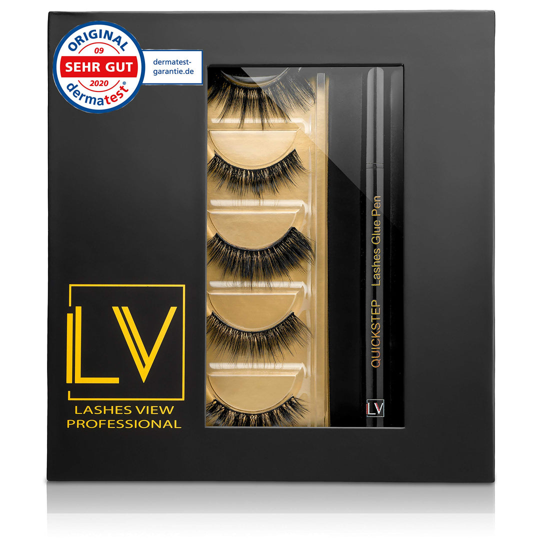 Quickstep Wimpern, Glamour-MIX-Set, Keine Magnete! Revolution im Lasheszeitalter. Bestsellerbox - SE