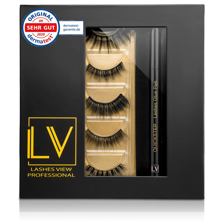 Quickstep Wimpern, Glamour-MIX-Set, Keine Magnete! Revolution im Lasheszeitalter. Bestsellerbox - SE