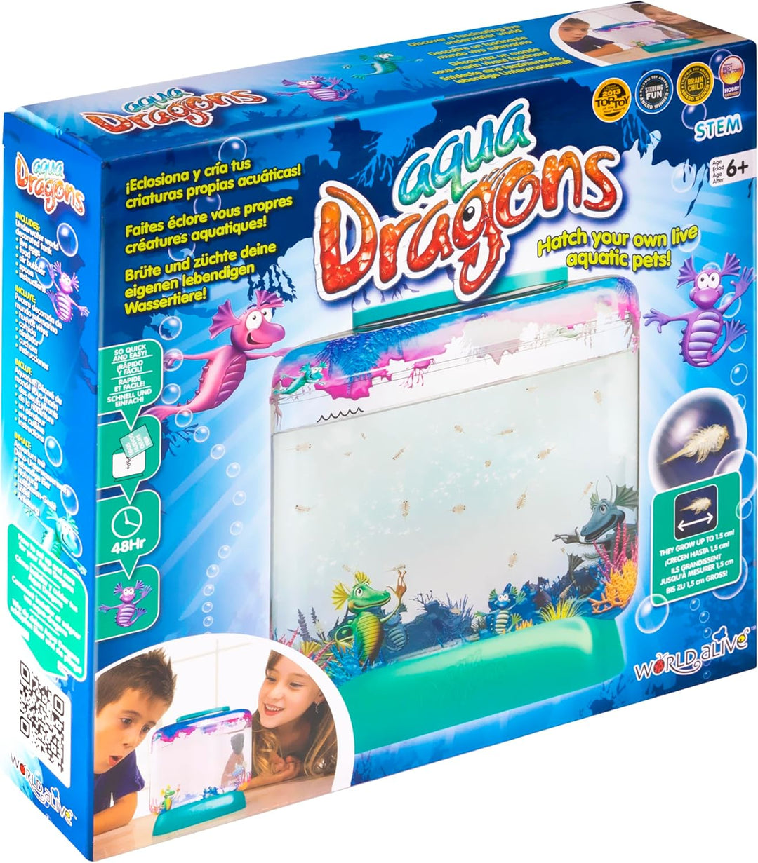 Aqua Dragons | Underwater World Discovery Kit | Educational STEM Toy, Aquarium Set, Grow an Easy Pet