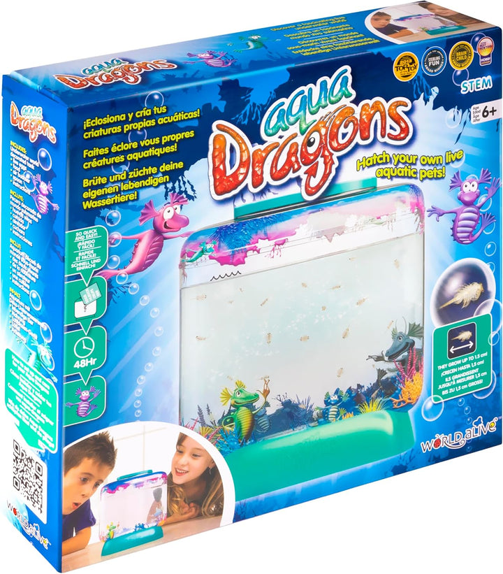 Aqua Dragons | Underwater World Discovery Kit | Educational STEM Toy, Aquarium Set, Grow an Easy Pet