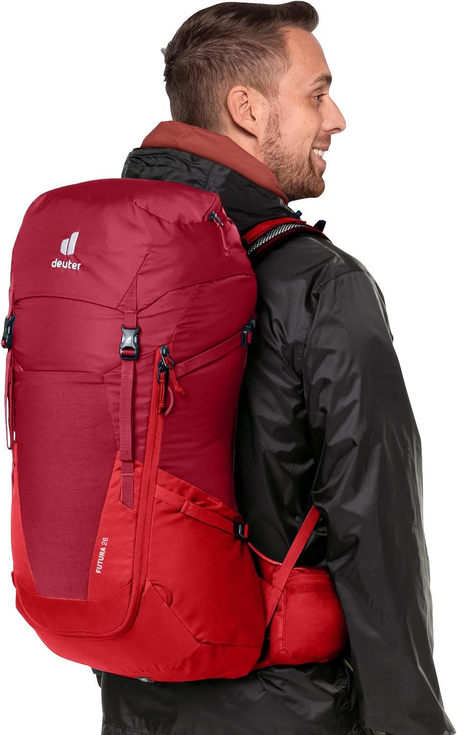 deuter Herren Futura 26 Wanderrucksack 26 L (61 x 30 x 20 cm) Masala-cherry, 26 L (61 x 30 x 20 cm)