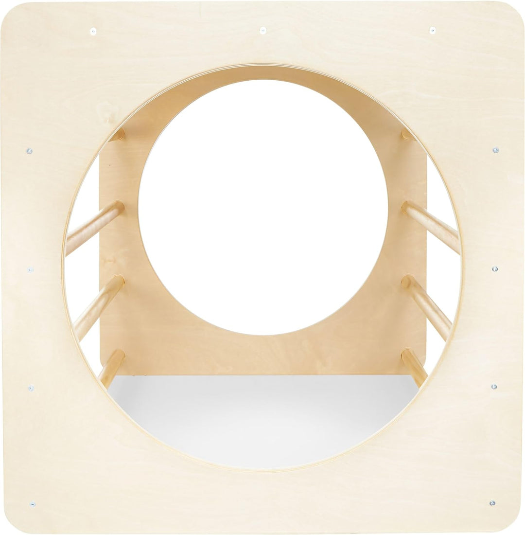 Mamabrum, Kletterwürfel aus Holz, Kindertunnel, Spielplatz, Form des Kletterwürfels, entwickelt moto